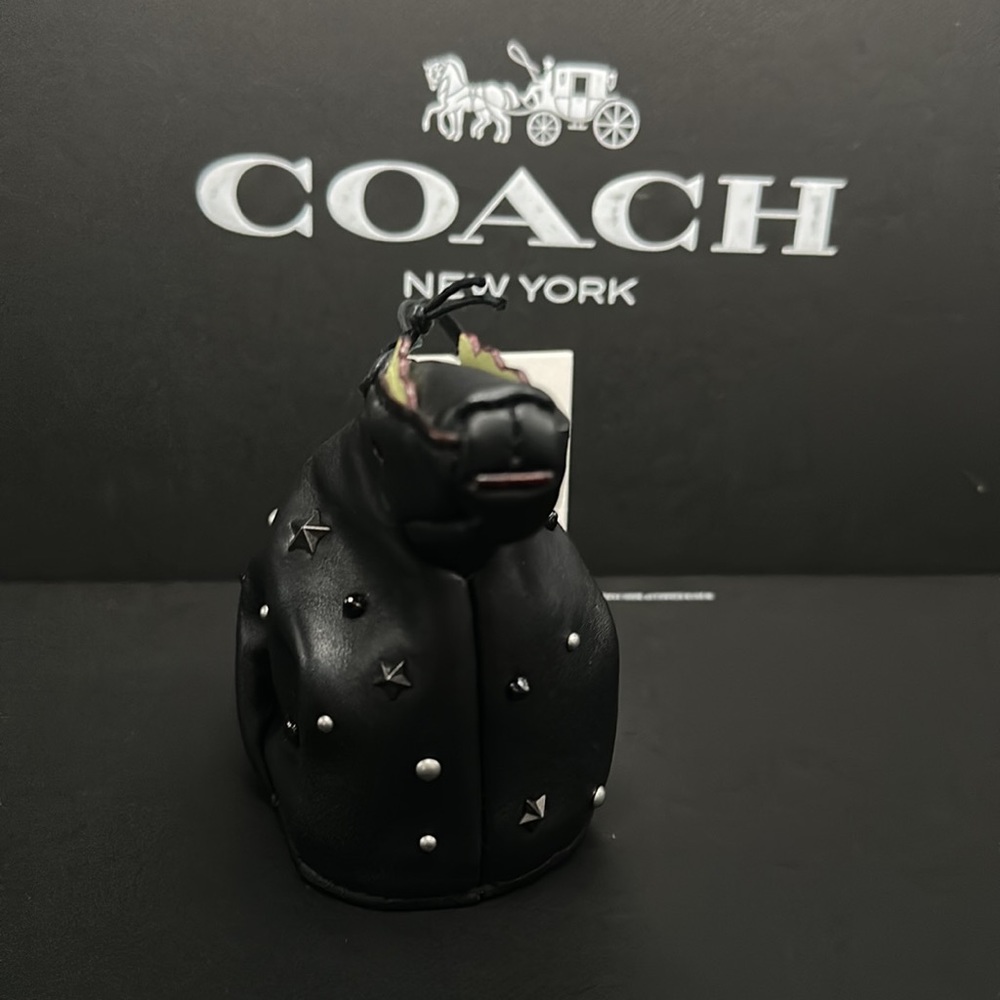 NWT Coach X NASA Rexy Studded Coin purse Bag Charm Space Star Rivet Zipper FOB - Picture 4 of 9